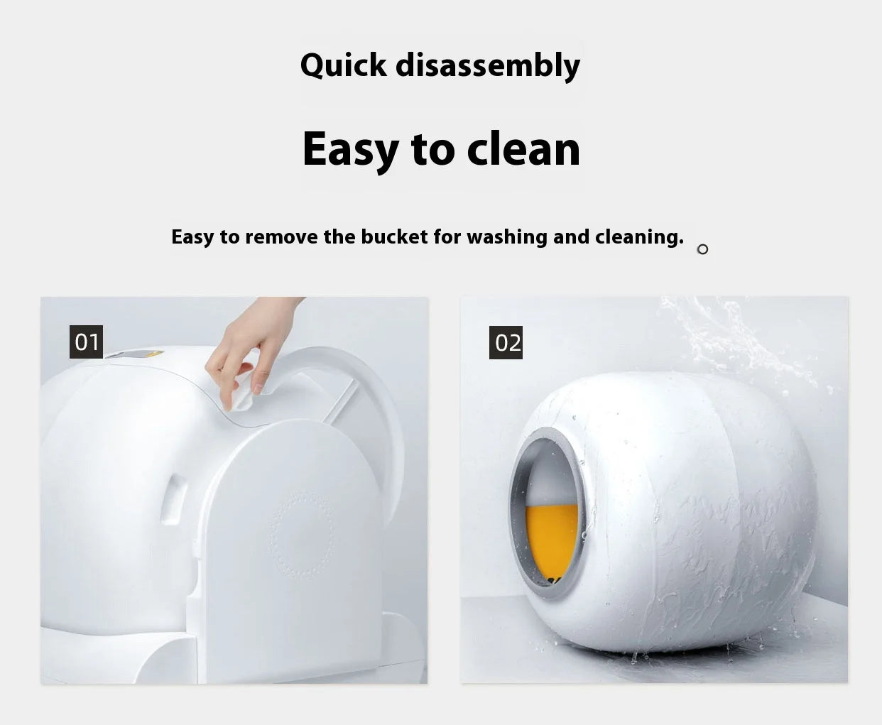 Litière intelligente pour chat