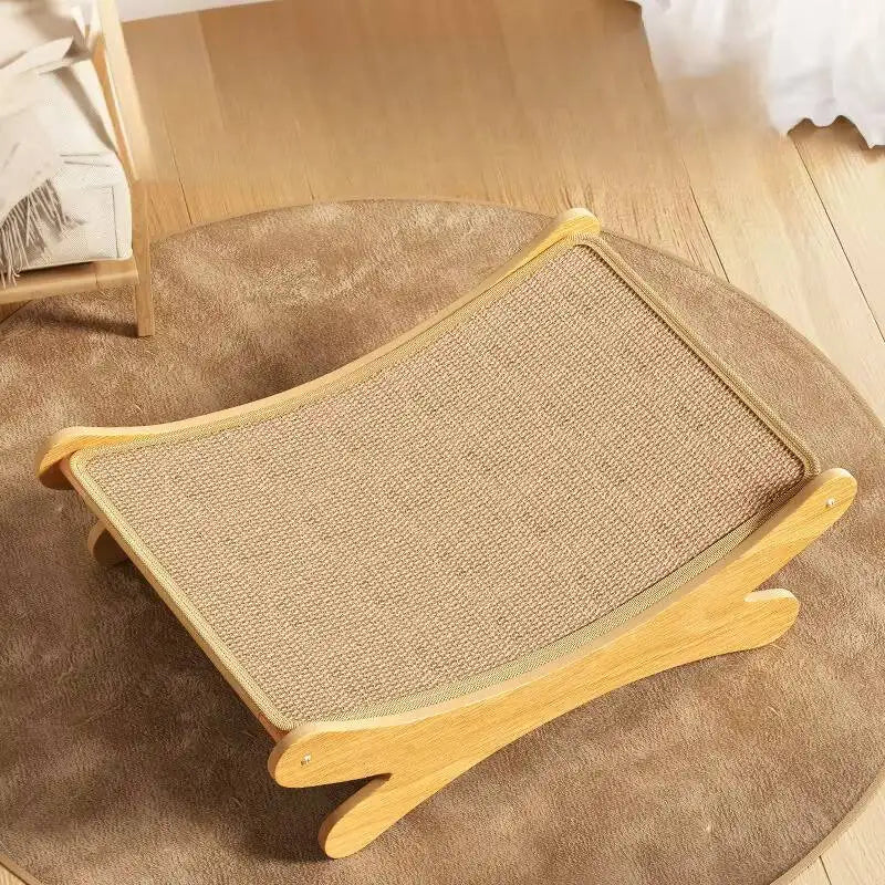 Grand lit griffoir en sisal pour chats