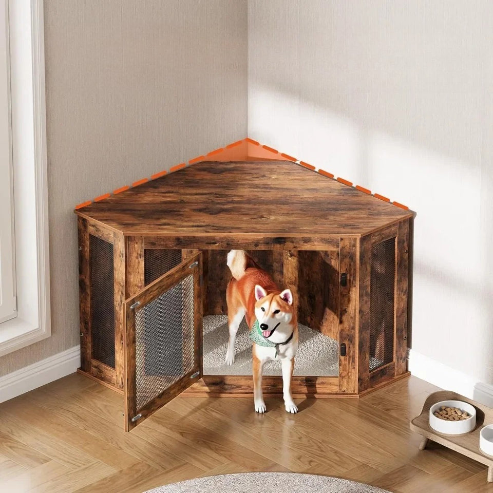 Maison d’angle pour chien