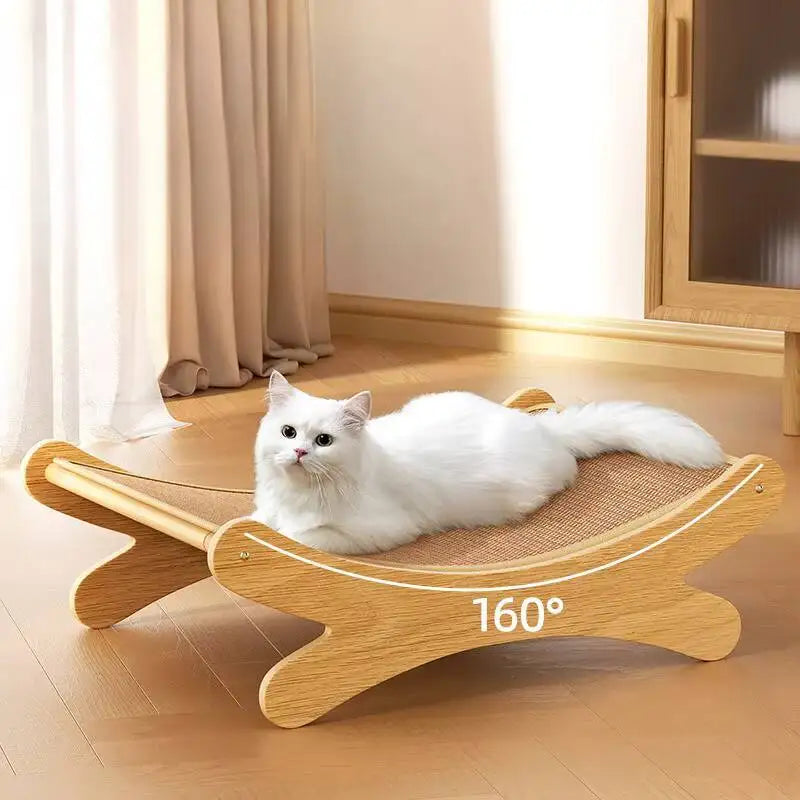 Grand lit griffoir en sisal pour chats