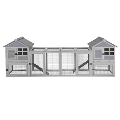 Cage pour lapins intérieur et extérieur