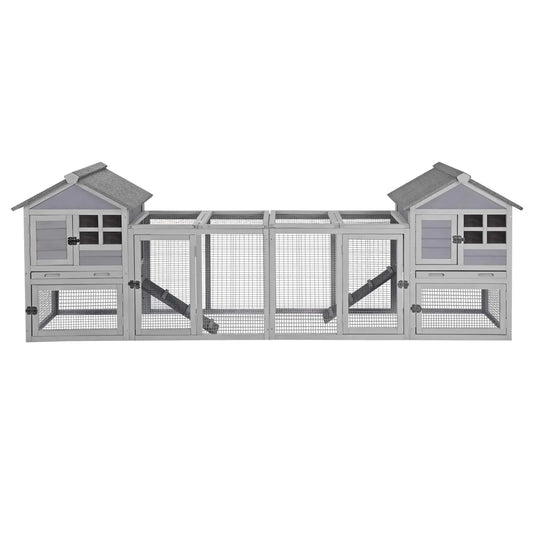 Cage pour lapins intérieur et extérieur