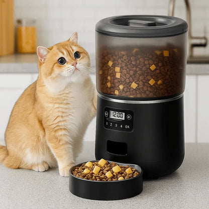 Distributeur automatique intelligent pour chats