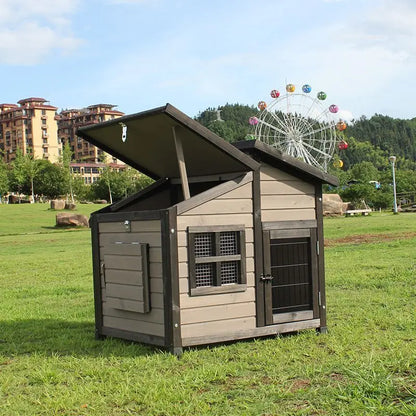 Caisse pour chien en bois – intérieur et extérieur
