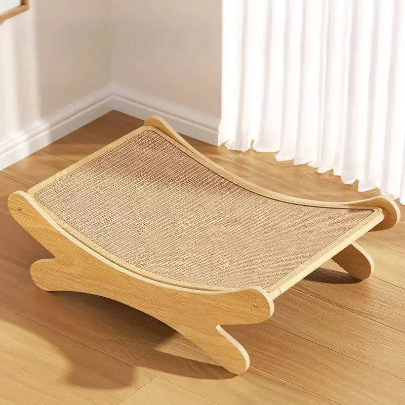 Grand lit griffoir en sisal pour chats