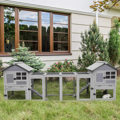 Cage pour lapins intérieur et extérieur