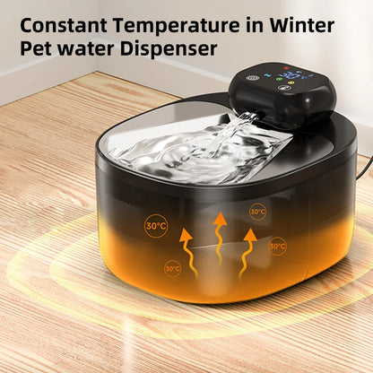 Abreuvoir chauffant automatique pour animaux