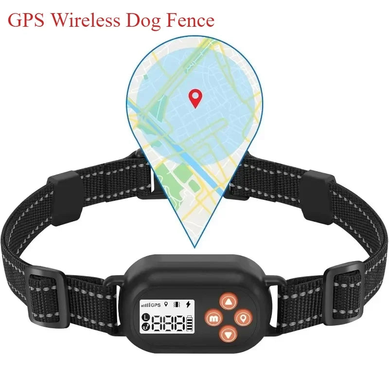 Clôture invisible GPS sans fil pour chien