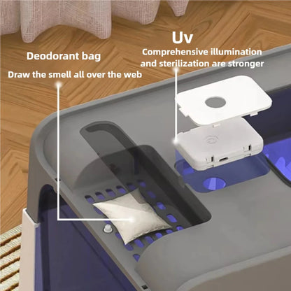 Litière pour chat entièrement fermée