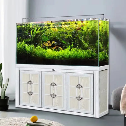 Aquarium en verre avec éclairage LED